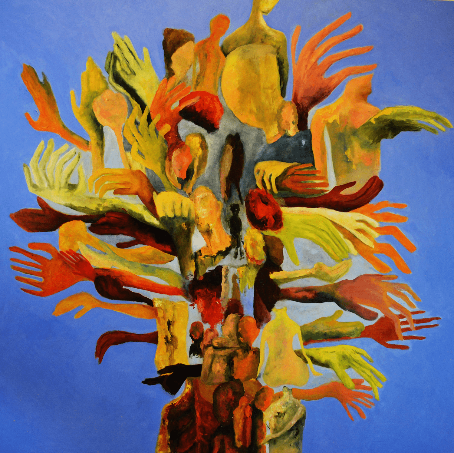 Bloodchild III_2020_oils on canvas_48x48-min