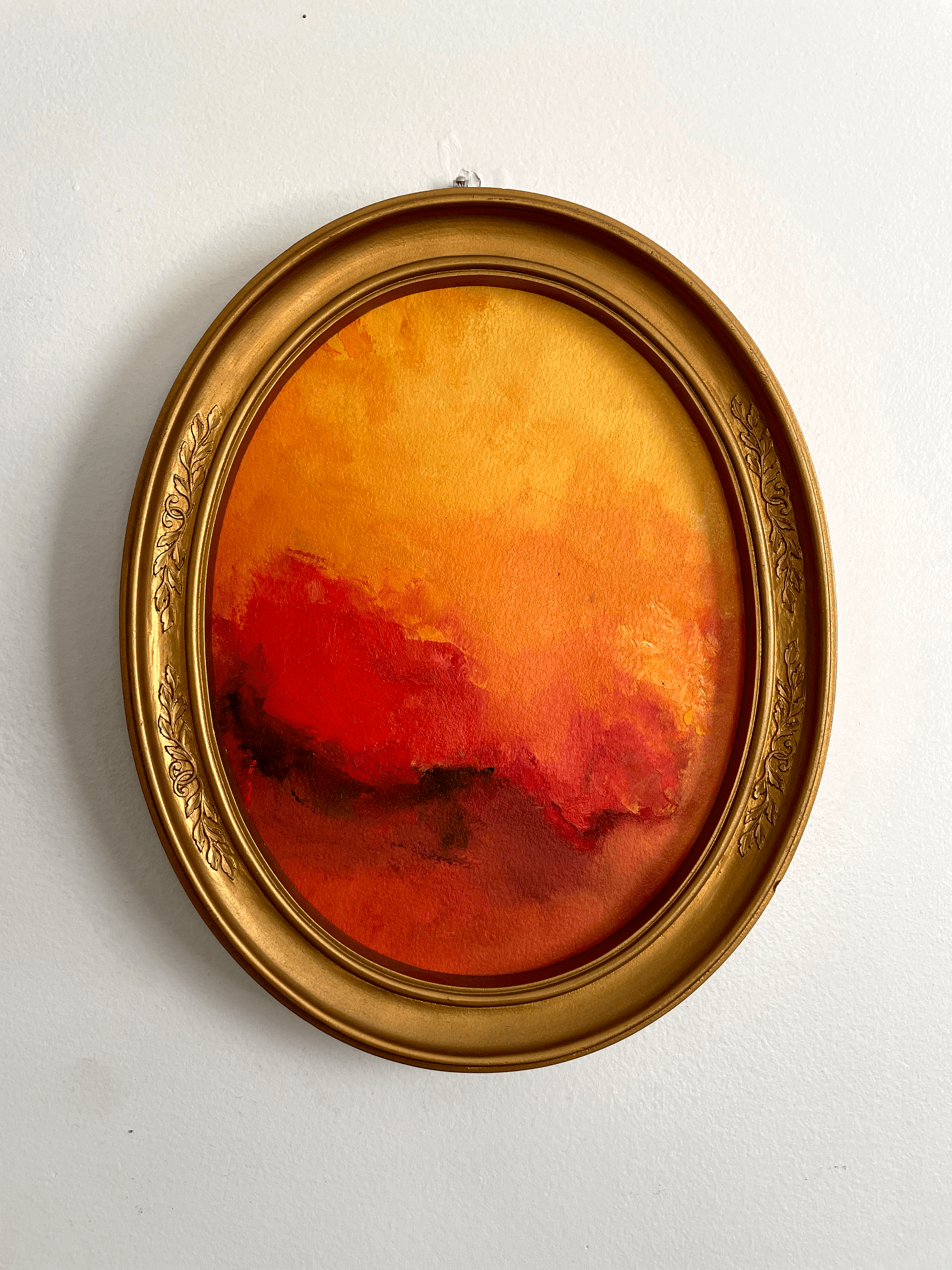 Autumn musings oil painting